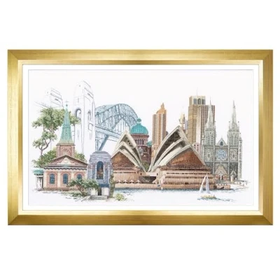 Imagen de Thea GOUVERNEUR SINCE 1959 Kit de Punto Cruz, Lino, Multicolor, 79x50cm