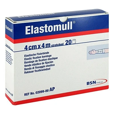Imagen de Elastomull 4 m x4 cm Elástica sistema de fijación reciente atar, 20 ST …