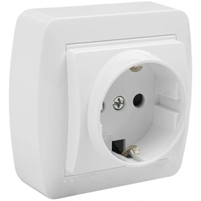Imagen de SOLERA 42985 Base Bipolar con T/T Lateral 74X72X28MM S. Mural, 250 V, Neutro
