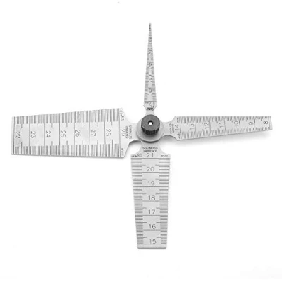 Imagen de 1 Juego de Herramientas Medición Inspección Orificios Soldadura Acero Inoxidable Con Forma Galga Cónica