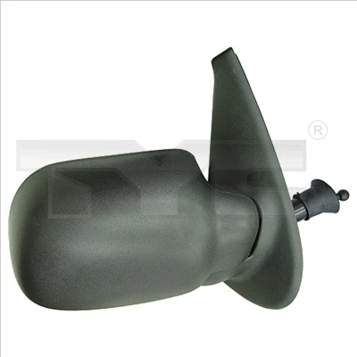 Imagen de Espejo retrovisor Tyc 328 0026 izquierda negro Ajuste por cable, plano RENAULT: Kangoo I, I Express