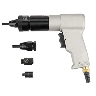 Imagen de pistola de tuerca neumática, remachado aire extracción Herramienta remachadora automática Adecuado para todo tipo placa metal(KP 7322 M6/M8)