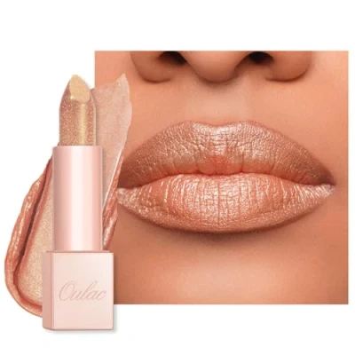 Imagen de OULAC Pintalabios Brillo Hidratante Golden Nude, Acabado Brillante y Resplandeciente, Textura Cremosa, Fórmula Para el Cuidado de Los Labios, Vegana Sin Gluten (13) Sahara Glow