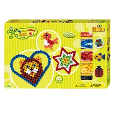 Imagen de HAMA BEADS Caja de actividades con diseño león y