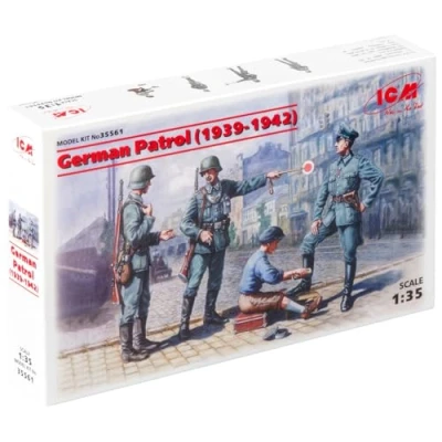 Imagen de ICM 1:35 Patrulla Alemana (1943 1945) 4 higos, Color 100% (ICM35561)