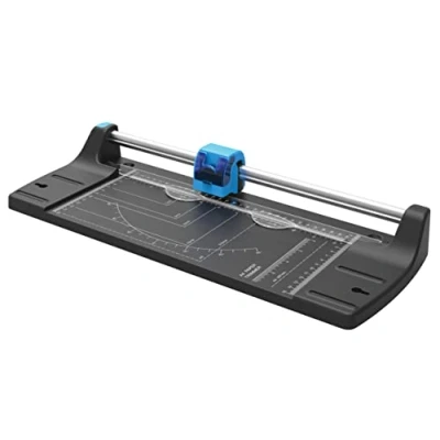 Imagen de Albyco MCA4 Cortadora de Papel A4 Guillotina Papel, Cizalla Cortar Longitud Corte 330 mm Capacidad Corte: 10 Hojas 80 g / m2 Plegable Negro