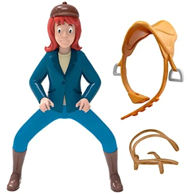 Imagen de CRAZE Zum Sammeln und Spielen Reiter Spielfigur 29954 Blocksberg Bibi Figuras Riding Tina Martinshof Accesorios Caballos Juguetes niños Granja Pony Juegos a Partir de 3 años, Multicolor