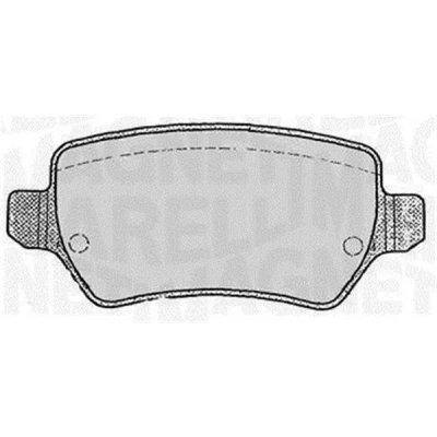 Imagen de MAGNETI MARELLI 363916060358 Juego de pastillas freno OPEL: Astra H Hatchback, Corsa C GTC, KIA: Venga, VAUXHALL: Zafira Mk2