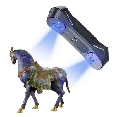 Imagen de Creality Raptor Pro Escáner 3D para coche personalizado, 22 cruces + 7 líneas láser azules paralelas, precisión volumétrica: 0,02 mm 0,08 mm/m, objetos entre 5 4000