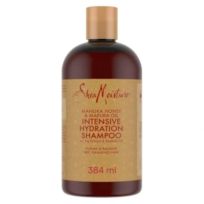 Imagen de SheaMoisture con Miel de Manuka y Aceite Mafura Champú Hidratación Intensiva, para cabello seco dañado 384 ml