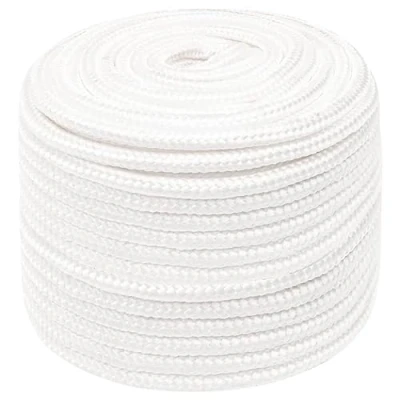 Imagen de vidaXL Cuerda de Barco Polipropileno Blanco Intenso 12 mm 100 m