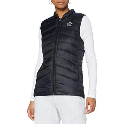 Imagen de Roxy Coast Road Sleeveless Chaleco Ligero con Acolchado Plegable Resistente Al Agua, Mujer, Anthracite, L