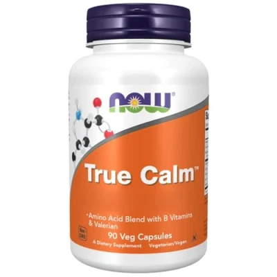 Imagen de Now Foods, True Calm, con Valeriana, 90 Cápsulas veganas, Probadas en Laboratorio, Sin Soja, Gluten, Vegetarianas, No GMO