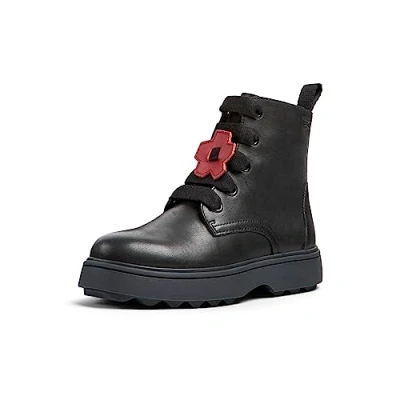 Imagen de Camper Botines con cordones para niños, Talla: 28, Black Zapatos