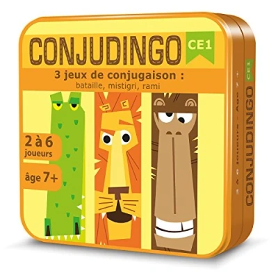 Imagen de Aritma Conjudingo CE1 Empresa Juego de Cartas educativas a Partir 7 años 2 6 Jugadores 15 min, CGCONJ01