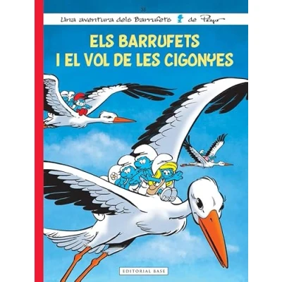 Imagen de Els barrufets i el vol de les cigonyes: 38 (Les aventures dels Barrufets)