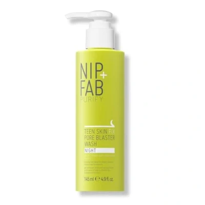Imagen de Nip + Fab Teen Skin Fix Pore Blaster Night Gel Limpiador Facial Con Extracto De Wasabi Y Vitamina E Para El Control La Grasa Refinación Los Poros 145 ml