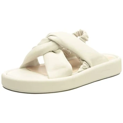 Imagen de L37 HANDMADE SHOES Places de natación, Sandalia Mujer, Blanco, 35 EU