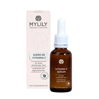Imagen de MYLILY Sérum facial con vitamina c Natural y vegano 30 ml serum I para espinillas manchas Adecuado muchos tipos de piel