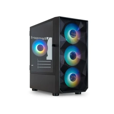 Imagen de TOOQ Caja Minitorre Gaming SEIZURE Negra RGB Negro