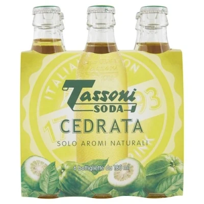 Imagen de Tassoni CEDRATA : SODA AU CEDRAT DE CALABRE X 6