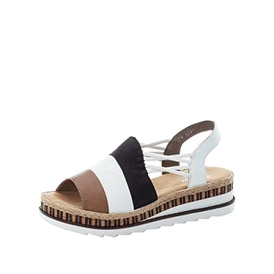 Imagen de Rieker V79s1, Sandalia Mujer, Color Beige, 40 EU