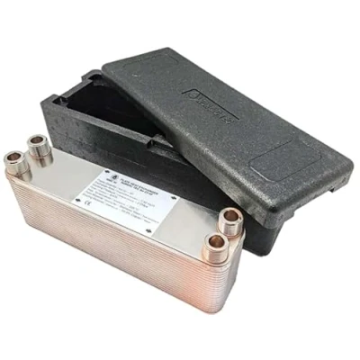 Imagen de Intercambiador de calor placas acero inoxidable con aislamiento Nordic Tec Ba 23 40, 40 placas, 165 kW, 3/4&quot;