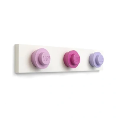 Imagen de Room Copenhagen Conjunto de colgadores Pared Lego, Rosado Oscuro, Morado, Blanco, Azul Claro, Rosa, One Size