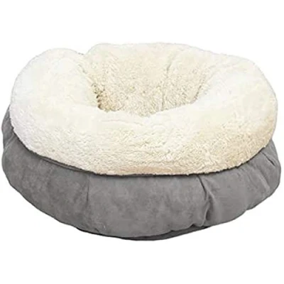 Imagen de ALL FOR PAWS Cama Donut Lamb Cat, Color Gris