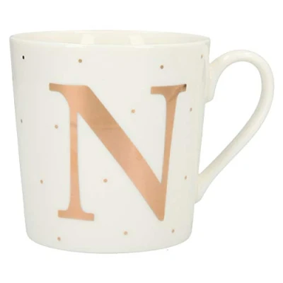 Imagen de Depesche 5909.041 Taza con asa (porcelana, 300 ml), diseño texto en inglés