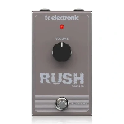Imagen de TC Electronic RUSH BOOSTER Ultra Transparente Clean Boost con una potente ganancia de 20 dB