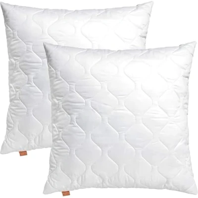 Imagen de sleepling 196043 Conjunto de 2 Almohadas Microfibra 65 x cm, Blanco