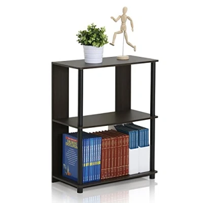 Imagen de Furinno Jaya Simple Design Bookcase, Walnut, Nogal, marrón