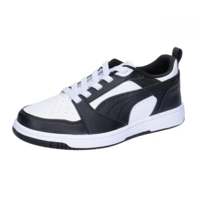 Imagen de Puma Rebound V6 Unisex Zapatillas White/black para niños, Talla: 28, Zapatos