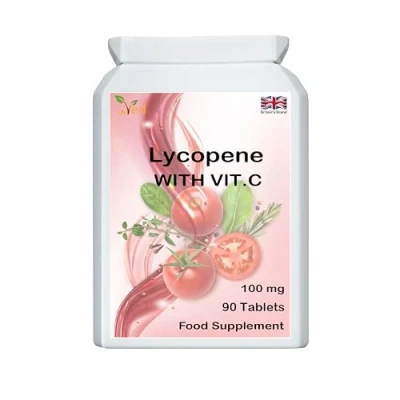 Imagen de Suplemento de licopeno Ved Súper fuerza, próstata y salud cardíaca Impulsar el sistema inmune antioxidante 100mg x 90 tabletas