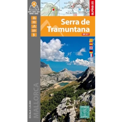 Imagen de Serra De Tramuntana: 4 Maps GR 211 1:25000