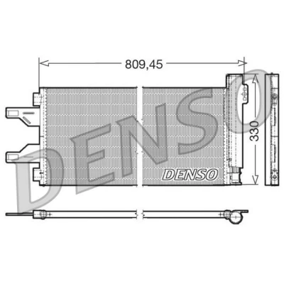 Imagen de DENSO DCN07050 Condensador con secador 809.45x330x16 R 134 a 809,45 FIAT: Ducato III Furgón, Camión de plataforma / Chasis