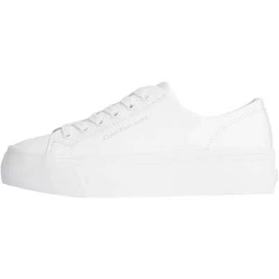 Imagen de Calvin Klein Jeans Flatform Zapatillas, Mujer, Talla: 40, Triple bright white Zapatos