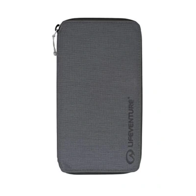 Imagen de Lifeventure Cartera de Viaje Grande con Protección RFID, Plegable Cremallera y Soporte para Pasaporte Viajes, Material Reciclable, Gris