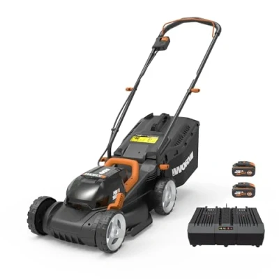Imagen de WORX WG779E.1 Cortacésped 34cm 40V (220V) 4.0Ah, Negro