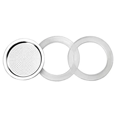 Imagen de IBILI Junta silicona + filtro cafetera essential 4 tazas, set de 2 juntas 1