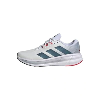 Imagen de adidas Questar 3 Running Shoes, Zapatillas para Correr Hombre, Cloud White/Core Black/Pure Ruby, 46 2/3 EU