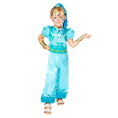 Imagen de amscan Disfraz Shine 6 8 años Niña, Color azul, regular (361 9909184_0194099030762)