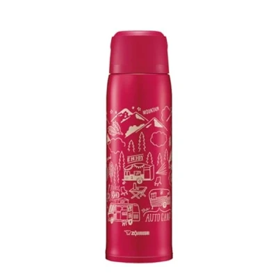 Imagen de Zojirushi SJ JS10RA Taza de acero inoxidable, 18 8, color rojo