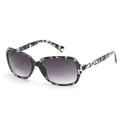 Imagen de JM Gafas de Sol Lectura Bifocales Redondas para Mujer Vintage Lector Protección UV Tortuga +1.5