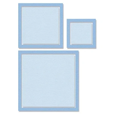 Imagen de Sizzix Framelits Die Set 6PK Marcos cuadrados, 665662