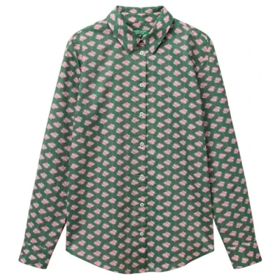 Imagen de United Colors of Benetton Floral Camisa, Mujer, Talla: XS, Multicolor