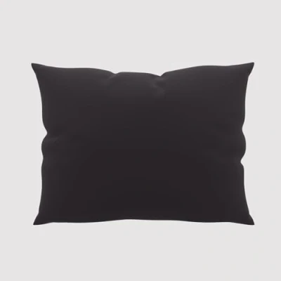 Imagen de Atmosphère Funda de Almohada Lisa, Negro, 50 x 70 cm