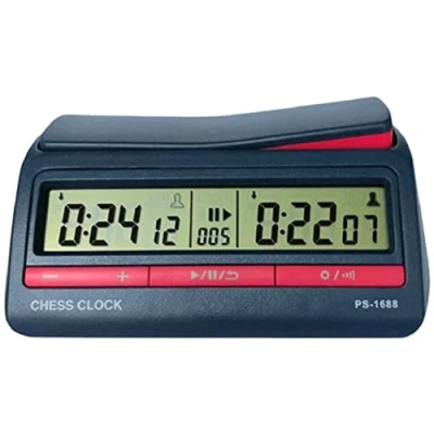 Imagen de Phyachelo Reloj de Ajedrez con Temporizador Digital Avanzado Profesional Juego Mesa PS 1688