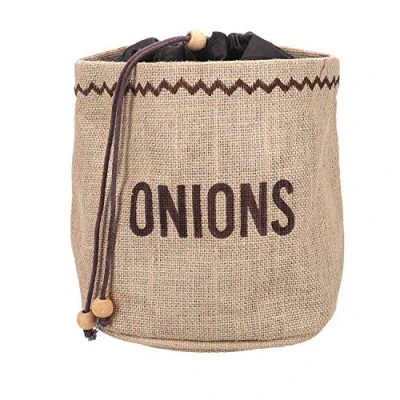 Imagen de KitchenCraft Natural Elements Bolsa para Cebollas con Forro Interior de Arpillera, 20 x cm